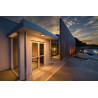 Plafonnier AINOS, rond, anthracite, LED 3000K, avec detecteur