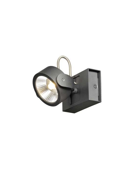 KALU LED 1 applique/plafonnier, noir, LED 17W, 3000K, 60 degres
