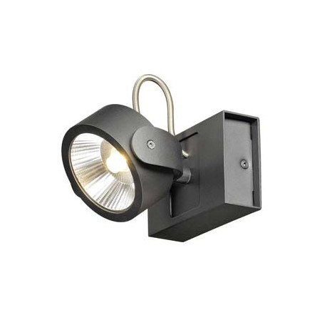 KALU LED 1 applique/plafonnier, noir, LED 17W, 3000K, 60 degres