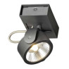 KALU LED 1 applique/plafonnier, noir, LED 17W, 3000K, 60 degres