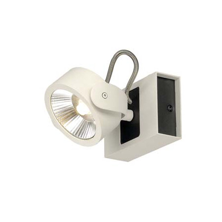 KALU LED 1 applique/plafonnier, blanc/noir, LED 17W, 3000K, 60 degres