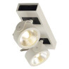 KALU LED 2 applique/plafonnier, blanc/noir, LED 34W, 3000K, 60 degres