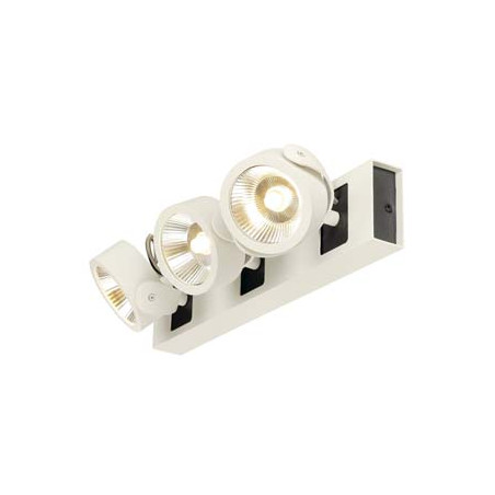 KALU LED 3 applique/plafonnier, blanc/noir, LED 47W, 3000K, 60 degres