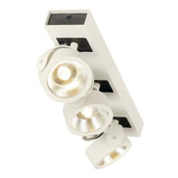KALU LED 3 applique/plafonnier, blanc/noir, LED 47W, 3000K, 60 degres