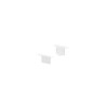 GRAZIA 10, embouts pour profil encastre, 2 pcs., blanc