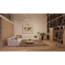GRAZIA 10 diffuseur plat, 2m, plastique PMMA opale