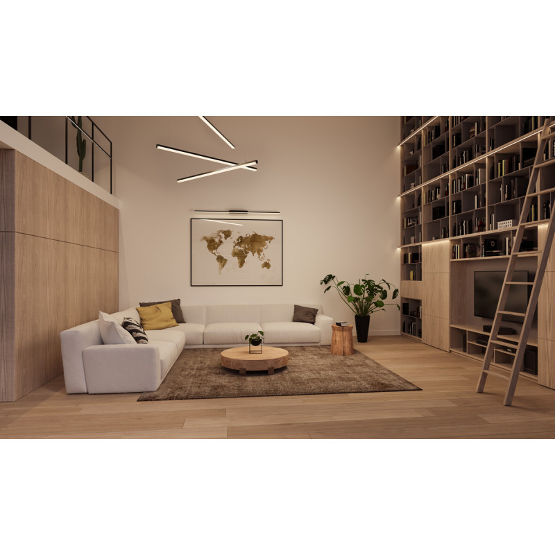 GRAZIA 10 diffuseur plat, 2m, plastique PMMA opale