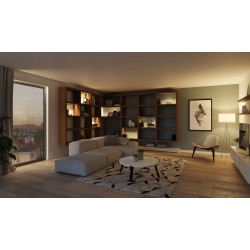 GRAZIA 10 diffuseur plat, 2m, plastique PMMA opale