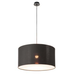 FENDA, abat-jour, textile noir/cuivre, ¿70cm