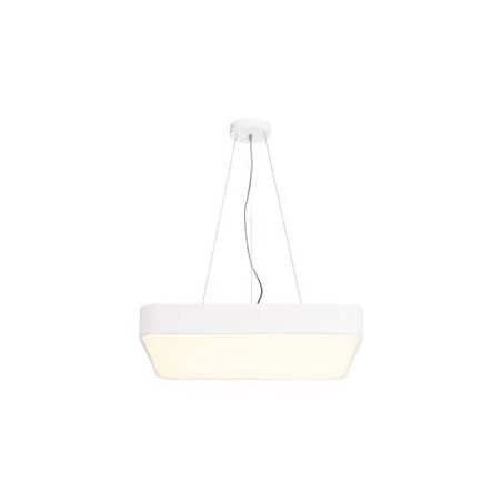 plafonnier MEDO 60 LED carre blanc, LED 39W 3000K, variable 1-10V