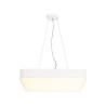 plafonnier MEDO 60 LED carre blanc, LED 39W 3000K, variable 1-10V
