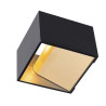 LOGS IN, applique, noir/laiton, LED 12W 2000K-3000K Dim to Warm