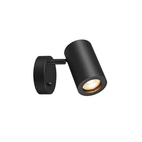 ENOLA_B, applique, noir, QPAR51 max. 50W, avec interrupteur