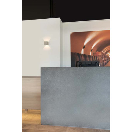 applique SOLID CUBE, gris, QT14 max. 25W