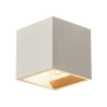 applique SOLID CUBE, gris, QT14 max. 25W