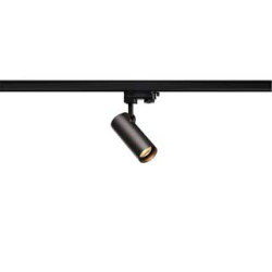 spot noir HELIA 50 LED 11W, 3000K, 35 degres, adaptat.rail 3 all. inclus