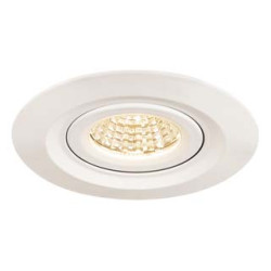 encastre de plafond exterieur KINI LED, blanc, LED 12W 3000K, 60 degres, IP