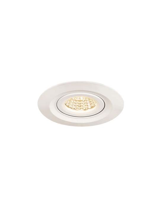 encastre de plafond exterieur KINI LED, blanc, LED 12W 3000K, 60 degres, IP