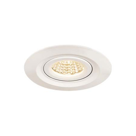 encastre de plafond exterieur KINI LED, blanc, LED 12W 3000K, 60 degres, IP