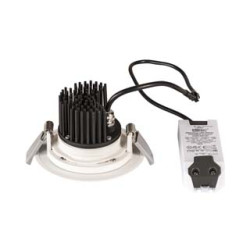 encastre de plafond exterieur KINI LED, blanc, LED 12W 3000K, 60 degres, IP