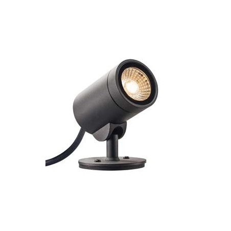 projecteur exterieur HELIA LED, anthracite, LED 8W 3000K, 35 degres, IP55