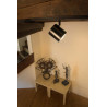ENOLA_C LED, spot, noir, LED 11W 3000K, 35 degres, adaptateur rail 1 allumag
