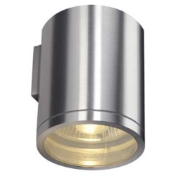 plafonnier ROX CEILING rond, alu brosse, QPAR111, max. 50W