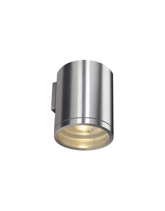 plafonnier ROX CEILING rond, alu brosse, QPAR111, max. 50W