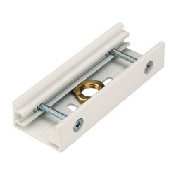 EUTRAC connecteur mécanique pour rail 3 allumages, blanc RAL 9016