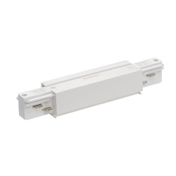 EUTRAC connecteur avec alimentation, blanc RAL9016