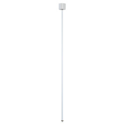 EUTRAC suspension rigide pour rail 3 allumages, blanc RAL9016, 120cm