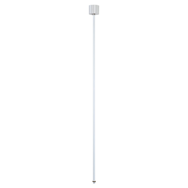 EUTRAC suspension rigide pour rail 3 allumages, blanc RAL9016, 120cm