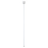 EUTRAC suspension rigide pour rail 3 allumages, blanc RAL9016, 120cm