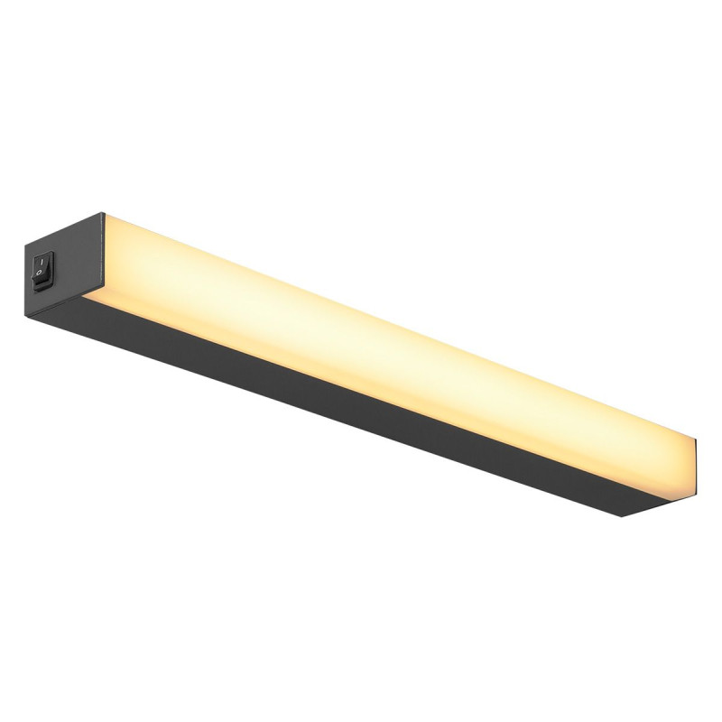 SIGHT 60 LED, applique et plafonnier, avec interrupteur, 600mm, noir
