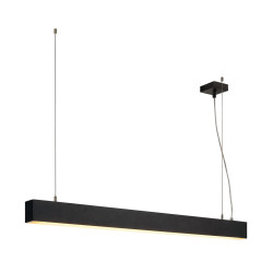 GLENOS, suspension profilée, 1m, noir, SMD LED, 52W, 3000K