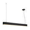 GLENOS, suspension profilée, 1m, noir, SMD LED, 52W, 3000K
