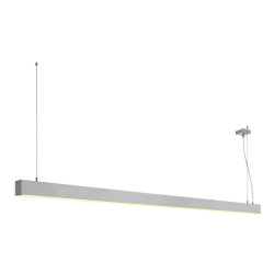 GLENOS, suspension profilée, 2m, noir, SMD LED 103W, 3000K