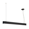 GLENOS, suspension profilée, 1m, noir, SMD LED, 52W, 4000K