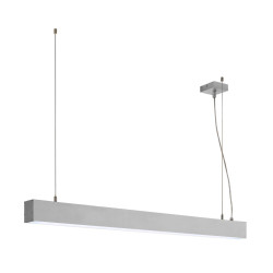 GLENOS, suspension profilée, 2m, noir, SMD LED 103W, 4000K