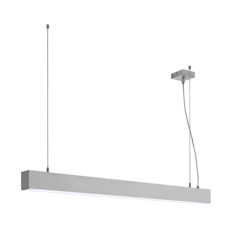 GLENOS, suspension profilée, 2m, noir, SMD LED 103W, 4000K