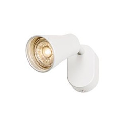 AVO SINGLE, applique et plafonnier, simple, QPAR51, blanc, max. 50W