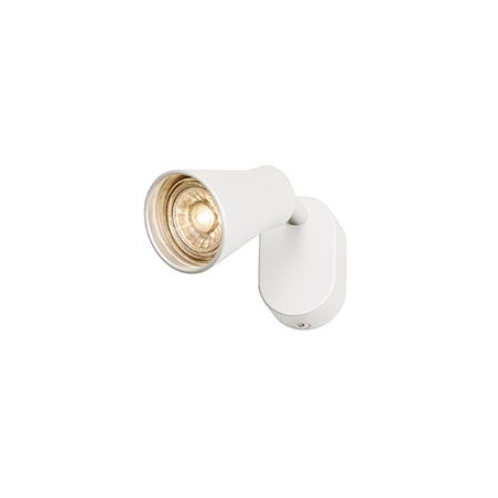 AVO SINGLE, applique et plafonnier, simple, QPAR51, blanc, max. 50W