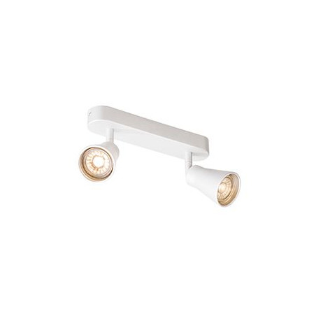 AVO DOUBLE, applique et plafonnier, double, QPAR51, blanc, max. 2x50W