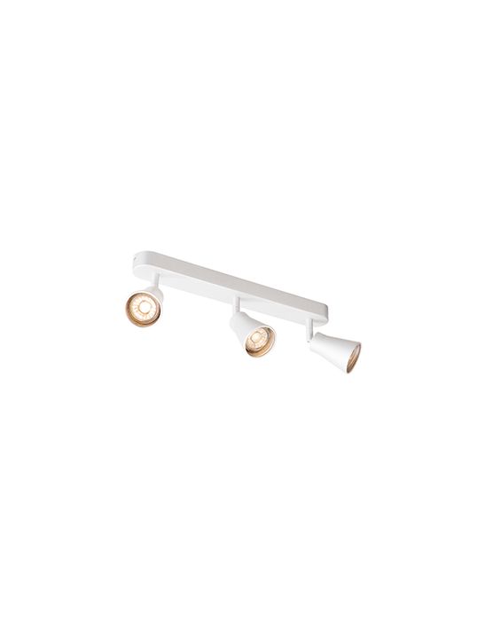 AVO TRIPLE, applique et plafonnier, triple, QPAR51, blanc, max. 3x50W
