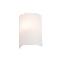 FENDA, abat-jour demi-cercle, blanc