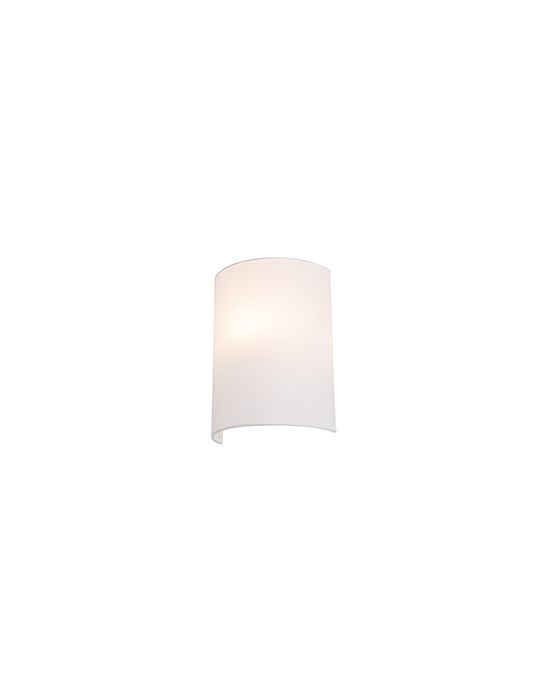 FENDA, abat-jour demi-cercle, blanc