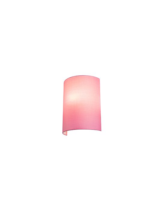 FENDA, abat-jour demi-cercle, rose