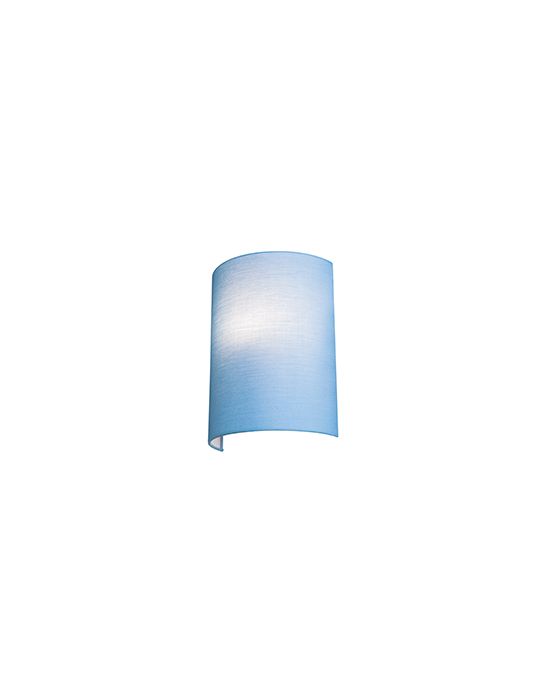 FENDA, abat-jour demi-cercle, bleu