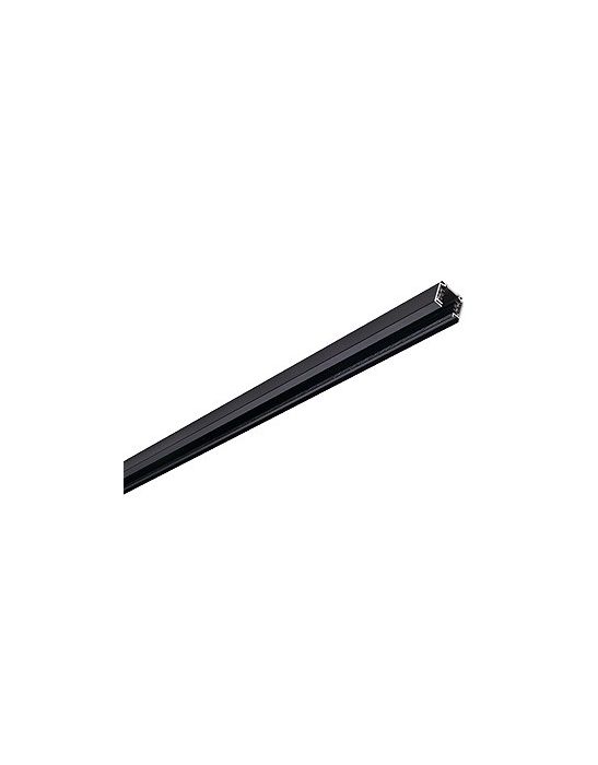 Rail 1 allumage 230V en saillie, noir, 3m