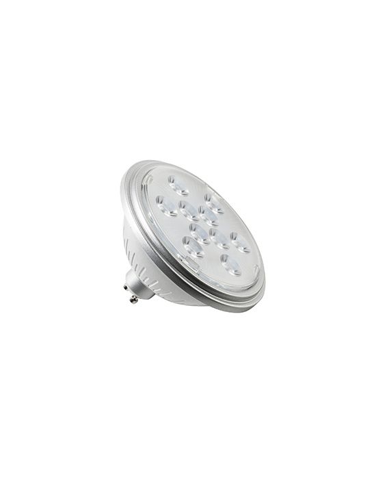 LED, QPAR111, GU10, 7W, 3000K, 13¡, argent